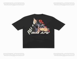 P3K9 3D Triangle Dober Dog Casual Mens en Dames Short Sheeves T -shirt Digner Fashion Palacs Classic Loose Summer High Street 6591452