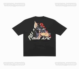 P3K9 3D Triangle Dober Dog Casual Mens en Dames Short Sleeves T -shirt Digner Fashion Palacs Classic Loose Summer High Street 2153885
