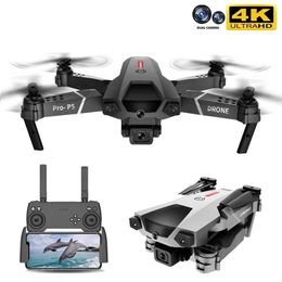 P5 Drone 4K Aircraft Dual Camera Professional Aerial Photography Infrared Obstacle Vermijding Quadcopter RC Helicopter Flying Toys Pro-P5 Vs S70 E88