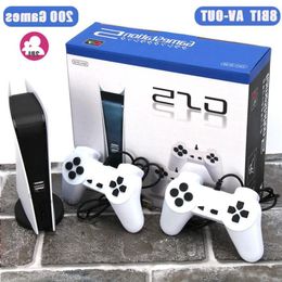 Nbdgi Nelli – Console de jeux vidéo P5 TV, rétro 8 bits, 200 jeux classiques, Station GS5 intégrée, USB, filaire, portable, sortie AV