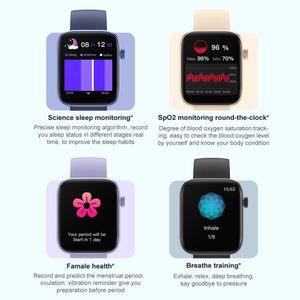 P71 Smart watchy Sporthartslagmeter Stap IP67 waterdicht smartwatch op volledig scherm