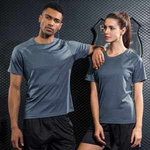 P9 homens mulheres crianças roupas de corrida ao ar livre camiseta camiseta secagem rápida roupas de treinamento fitness academia esportes