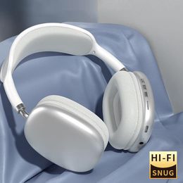 P9 auriculares inalámbricos Bluetooth con micrófono, auriculares con cancelación de ruido, auriculares con sonido estéreo, auriculares deportivos para juegos, compatible con TF