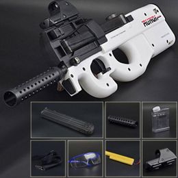 P90 Toy Gun Assault Sniper Water Bullet Model Outdoor Activiteiten CS Game Electric Bursts Paintball Pistool Toys for Children-2