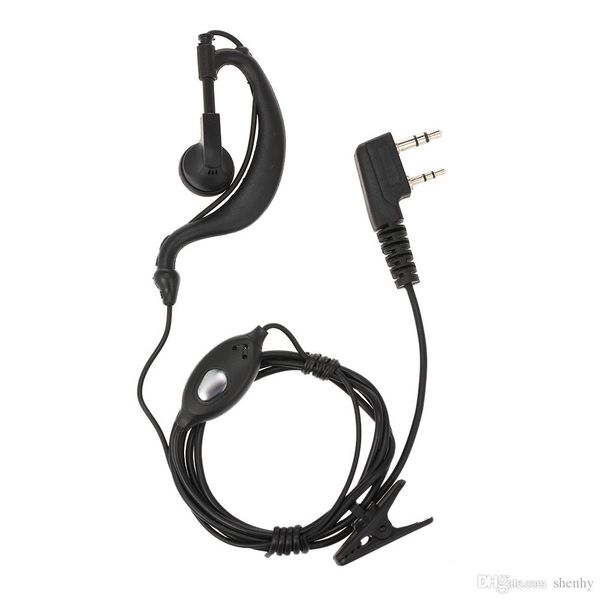 P992-PM01 Walkie Talkie Auriculares Auricular con micrófono PTT Auriculares para Motorola Radio bidireccional Walkie-Talkie 2 Pin K / M Plug