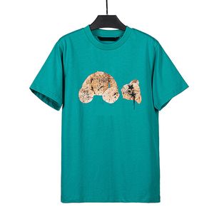 PA Camisas para hombre diseñador camiseta Guillotina oso camiseta camisetas ángel moda verde negro camiseta ropa corta estampado estampado verano diseñador camiseta polo XL