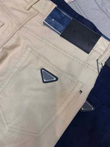 PAA Designer 2024 Spring Summer Men's Jurk Khaki Business Pants Casual Pant Fashion Brand Solid Pleg Rechte Leg Casual Pants Groothandel