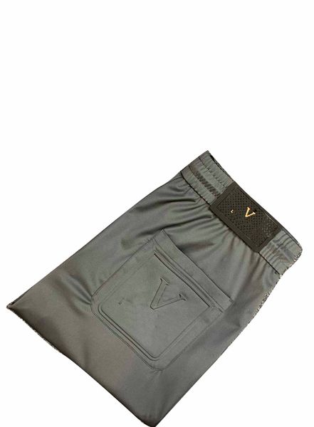 PAA Designer luxe pantalons habillés pour hommes P kaki pantalons d'affaires pantalons décontractés marque de mode père leggings de couleur unie noir en gros