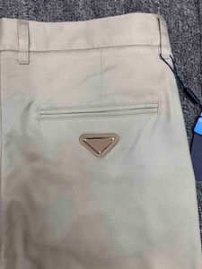 PAA Designer Luxury Mens Dress Pants Hoge kwaliteit 2024 Lente/zomer Business Casual Pants Tencel Soft Stretch Fabric broek Modemerk Solid Color Black Khaki