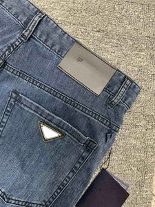 PAA Jeans pour hommes Vêtements 2024 Printemps/été Jeans de haute qualité Compteur 1:1 Tissu personnalisé Logo en cuir Accessoires matériels exquis