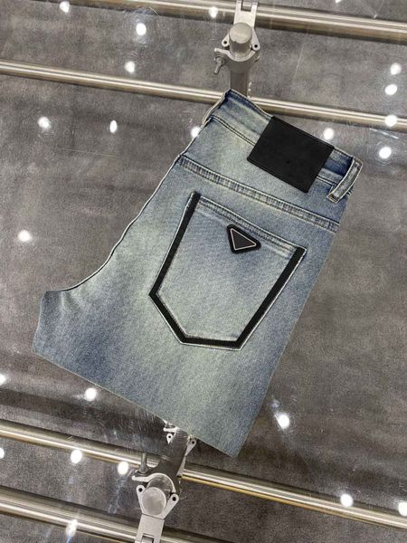 PAA Jeans para hombres Diseñador de lujo Ropa para hombres Jeans de negocios casuales Lavado de estilo clásico Pantalones de negocios casuales y cómodos al por mayor 2024 Primavera verano