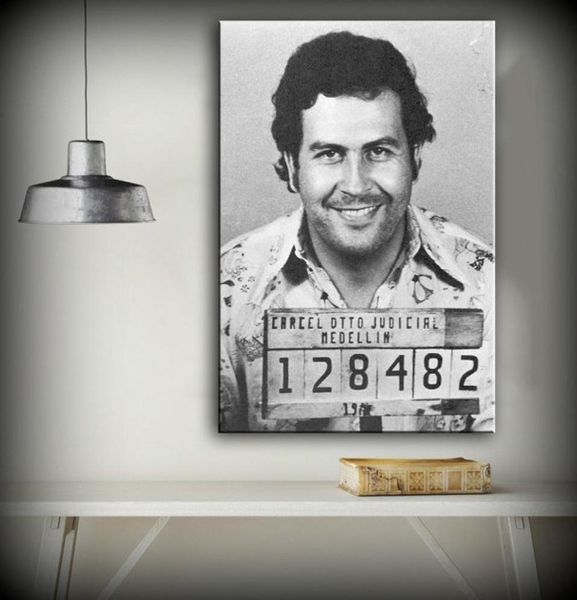 Pablo Escobar Huile Paint