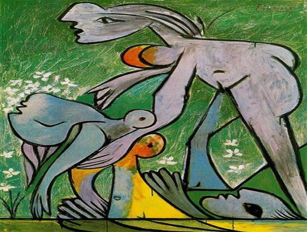 Pablo Picasso Peinture à l'huile classique Le surréalisme de sauvetage 100 fait à la main par un peintre expérimenté sur toile blanche Picasso8692791513