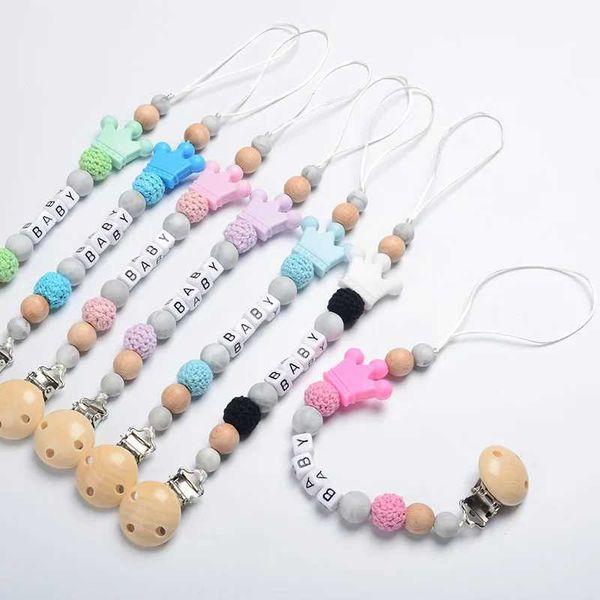 Supports de sucette Clips # bébé fait à la main le nom de mamelon de mamelon support de mannequin accessoires nouveau-nés