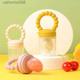 Sucettes # Sucette pour bébé mangeoire à fruits bébé Silicone sac en maille sucette de qualité alimentaire mangeoire à fruits et légumes soins infirmiers enfant en bas âge jouets de dentition L231103