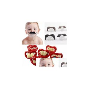 Sucettes # Sile Funny Nipple Dummy Baby Soother Joke Prank Toddler Pacy Orthodontic Nipples Teether Pacifier Cadeau de Noël Hz0 Drop D Dhyab