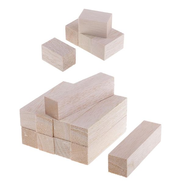 Emballez 5/10 bloc de bois balsa (50 mm 120 mm) X30 mm de tiges de bois en balsa d'épaisseur pour la fabrication de modèles ,, arts, artisanat bricolage du bois