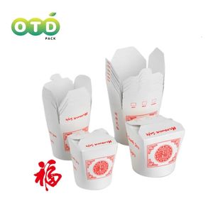 PACK China Fortuna desechable Caja de fideos Take Out Food Containers Box Prep 240320