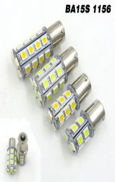 Pack de 10 BA15S 1156 1141 blanc chaud blanc 2w 3w 4W 5W 13182430 5050 SMD LED BUBBE DC12V INTÉRIEUR LUMIÈRES 4275554