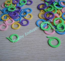 paquet de 1000 pcs Pony plat 2 taille colorée divisée tricoter le marqueur d'anneau de point 9938836