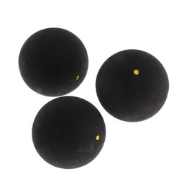 Pack de 3 balles de squash simples pour entraînement pratique 240313