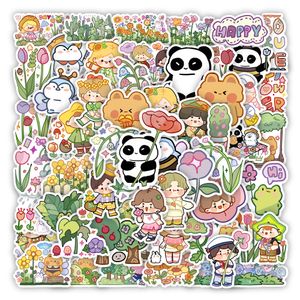 Pak van 60 stcs cartoon schattige stickers no-duplicate waterdichte vinylsticker voor bagage skateboard notebook waterfles auto stickers