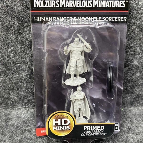 Pack Pathfinder Battles Juego de mesa Miniaturas Top de mesa Bárbaro Enano Wizard Elf Paladin Cleric Ranger Monk Wolf Models Toys