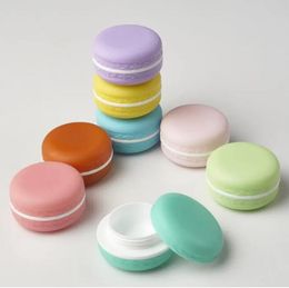 Botellas de embalaje Color caramelo 5g Macaron Cosmético Frascos de crema vacíos Lápiz labial bálsamo labial contenedor macarons sub embotellado Botella de bricolaje