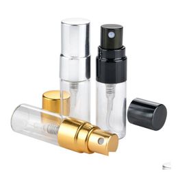 verpakking flessen groothandel l reizen hervulbaar glas per fles met uv-sproeier cosmetische pomp spray verstuiver sier zwart goud dop sn dh47q