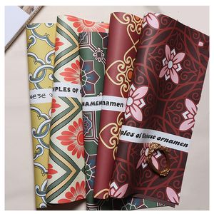 Papel de embalaje 10 hojas de papel de regalo de textura gótica de moda para caja de regalo de ramo de flores hecho a mano Material de bricolaje 230626