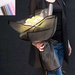 Papier d'emballage 20 pièces bouquet de fleurs lumineuses emballage papier paquet fleuriste emballage cadeau papier artisanal bricolage matériel fait à la main paquet approvisionnement 60X60CM 230523