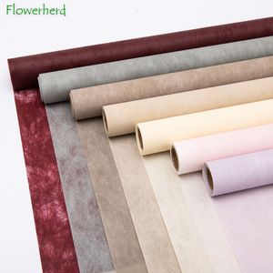 Papel de embalaje 58x914 cm Rollo Ramo de flores Papel de regalo Nube Papeles de seda Papel artesanal impermeable Papeles de seda Ropa Papel de embalaje de regalo 230706