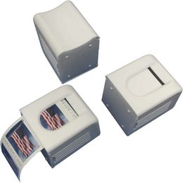 Servicio de impresión de embalaje Dispensador de sellos postales para un rollo de 100 sellos Soporte de plástico Nosotros es escritorio compacto y resistente a impactos u Otlgk