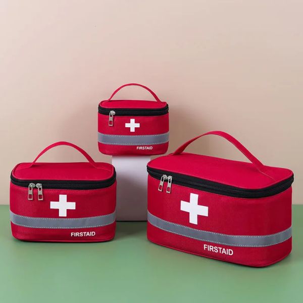 Paquets kits de premiers soins vides sacs de maison de ménage extérieur kit médical portable package d'urgence