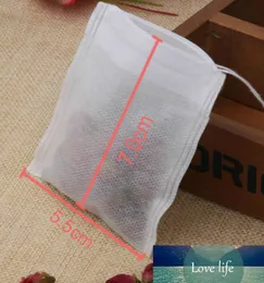 Bolsa de embalaje de papel no tejido, bolsitas de té vacías con cordón, filtro de sellado térmico, bolsa de bolsita de té suelta para hierbas