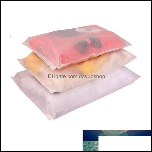 Sacs D'emballage 100 Pcs Resualable Emballage Transparent Acide Etch Sacs En Plastique Chemises Chaussette Sous-Vêtements Organisateur Sac Drop Delivery 2021 Dayupshop Dhxpb