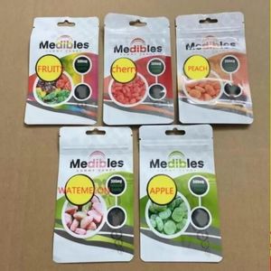 verpakkingszakken 300 mg mylar watermeloen appel fruit kers perzik pakket verpakking zak groothandel Iosvv Cfjkw