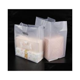 Verpakkingszakken Healthylife1987 Kwaliteit Bedankt Plastic geschenktas Broodopslag Winkelpakket met handvat Party Wedding Candy Cake Wrap Dh3rn