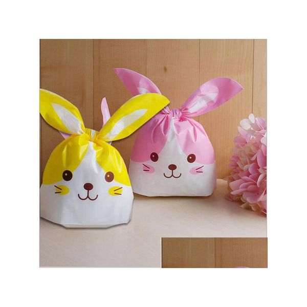 Sacs d'emballage Lapin Oreille Cookie Bonbons Biscuit Cadeau Emballage Sac Fournitures De Fête De Mariage Ga14 Drop Delivery 202 Dhu8X