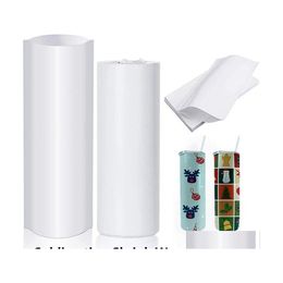 Verpakkingszakken Sublimatie Krimpfolie Mouwen Wit voor Skinny Tumbler Regar Wine Film Drop Delivery Office School Business Industrial DHOVX