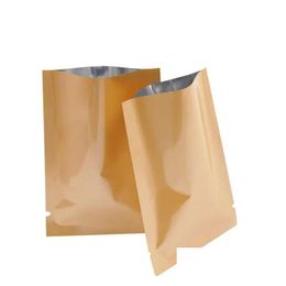 Bolsas de embalaje al por mayor 100pcs 5x8 cm MTI Color ABIERTA ABIERTA SELLO MYLAR Mylar Bag Vacuum Aluminio Foil Page Pack Pouch Tea Drop entregada