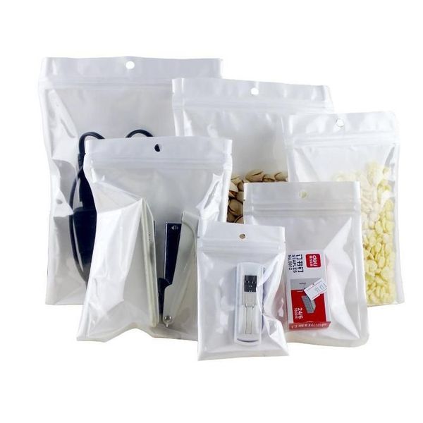 Sacs d'emballage en gros clair blanc sac en plastique anti-odeur emballage BK paquets cadeaux PVC sacs auto-scellants sacs Mylar personnalisé Drop Dhaft