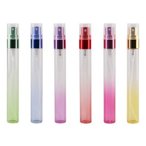 Verpakkingsflessen 10 ml kleurspray fles reizen draagbaar per glas cosmetische container 6 kleuren drop levering kantoor schoolbedrijf I dh5w3