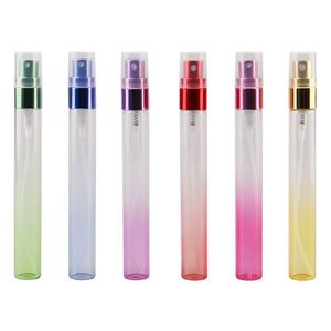 Verpakkingsflessen 10 ml kleurspray fles reizen draagbaar per glas cosmetische container 6 kleuren drop levering kantoor school bu dhgarden dhvpo