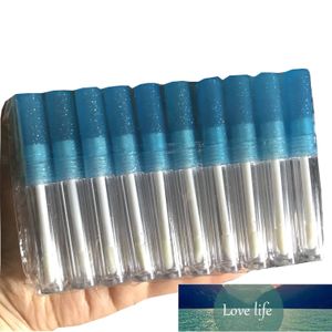 Pakkingflessen 10 stks 1.3ml lege lip glanzend buizen blauw glazuur mascara wimper container