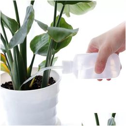 Inpakkende flessen 250 ml vlezige waterpot met lange mondstuk tuingereedschap succenten plantenbloem speciale fles water snavel pouri dhdl3