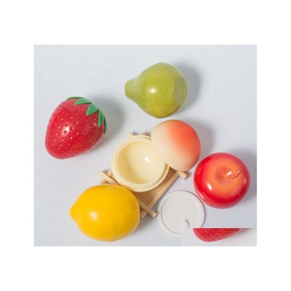 Bouteilles D'emballage 30G Pot De Crème Vide Boîte D'emballage En Plastique Récipient Cosmétique Fruit Forme Cosmetc Avec Couvercle Sn384 Drop Delivery Office Dhsdj