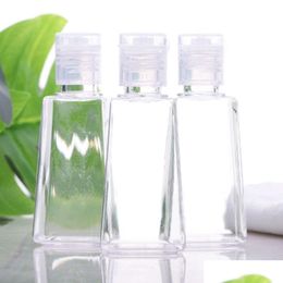 Bottiglie di imballaggio 30 ml 60 ml bottiglia vuota disinfettante per le mani contenitore di plastica riutilizzabile cosmetico trasparente per gocce di campioni liquidi per trucco Otd0B