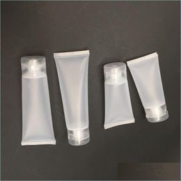 Verpakkingsflessen 50 stks/lot 30 ml 50 ml Lege Clear Tube Cosmetische Cream Lotion Containers Persoonlijke verzorging Druppel Delivering 2022 Kantoor School DH3HH