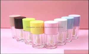 Botellas de embalaje 6 ml PinkYellowPurpleNude Pink Big Brush Lip Gloss Tube Drop Entrega 2021 Mochilaboyzhome Dhuth1006420